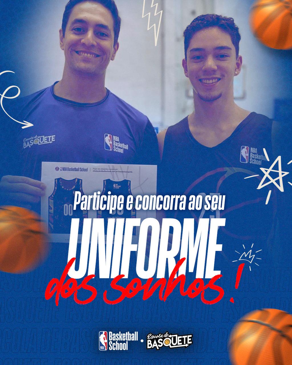 Escola de Basquete - UNIFORME DOS SONHOS – NBA BASKETBALL SCHOOL